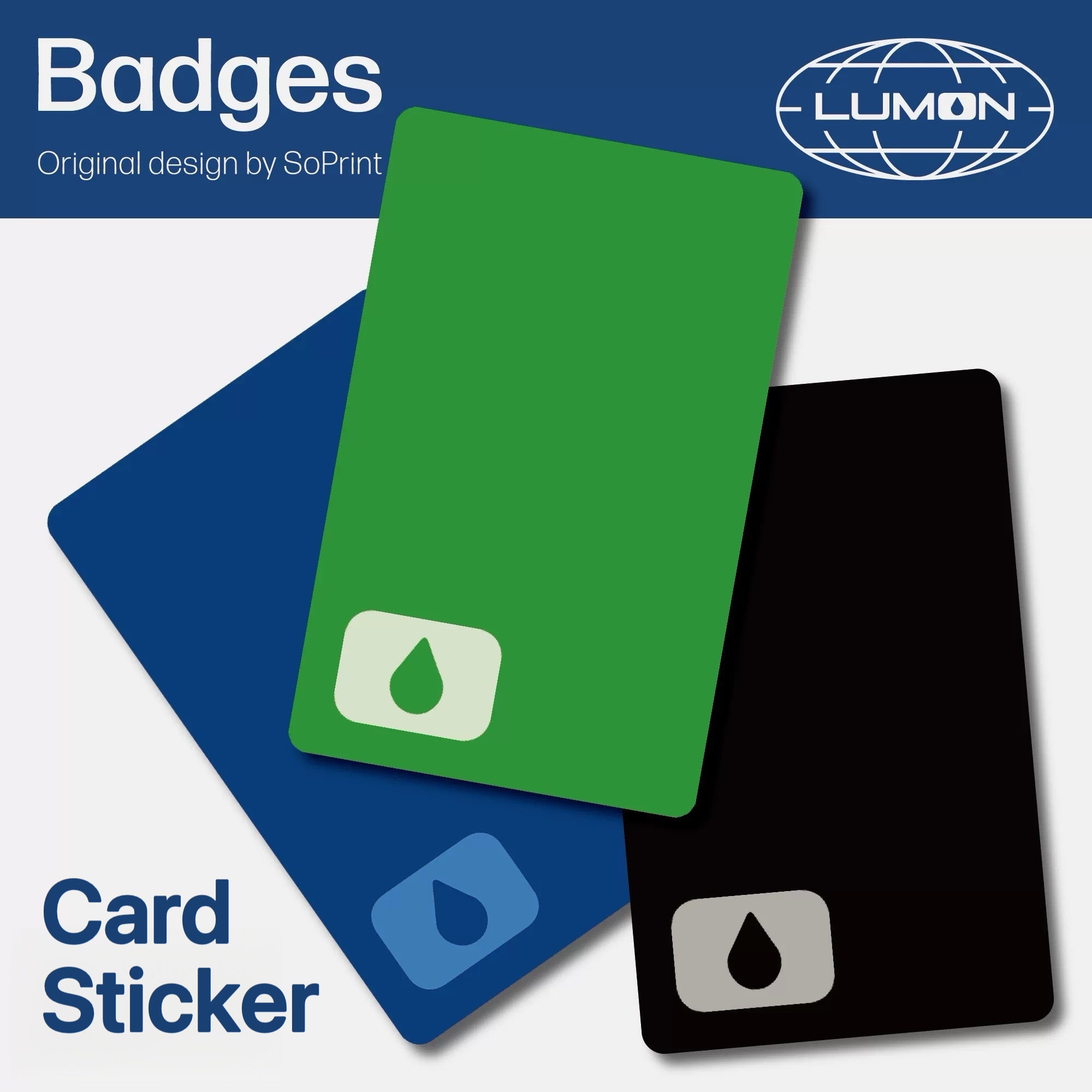 Severance Peripheral Lumon Badge (innie's) Card Sticker