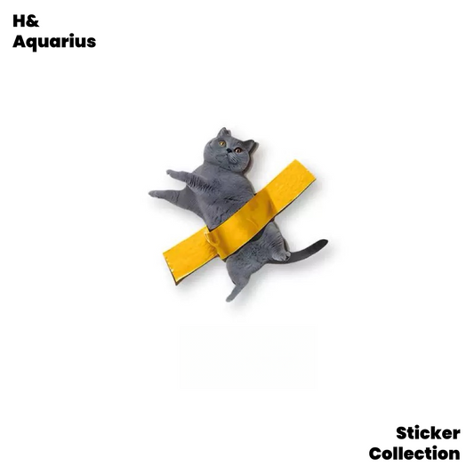 Reflective Car Sticker - Cute Cat Tape Design Waterproof Decal for Car Motorcycle Indoor Outdoor