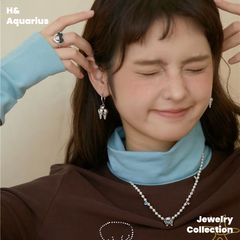 Copper Alloy Happy Cat Life Original Tooth Earrings - Unique Animal Jewelry