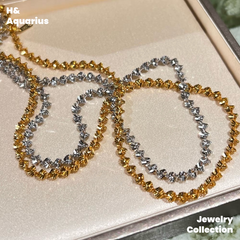 925 Silver Sparkling Galaxy Necklace - Luxury Minimalist Everyday Chain for Women
