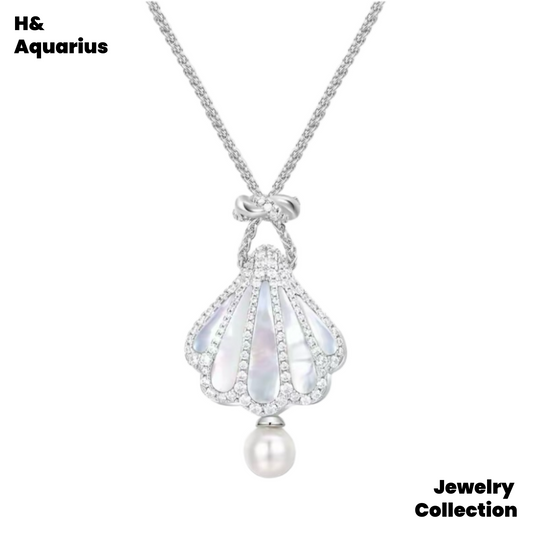 Luxury Elegant Shell Necklace - Delicate Feminine Pendant Chain
