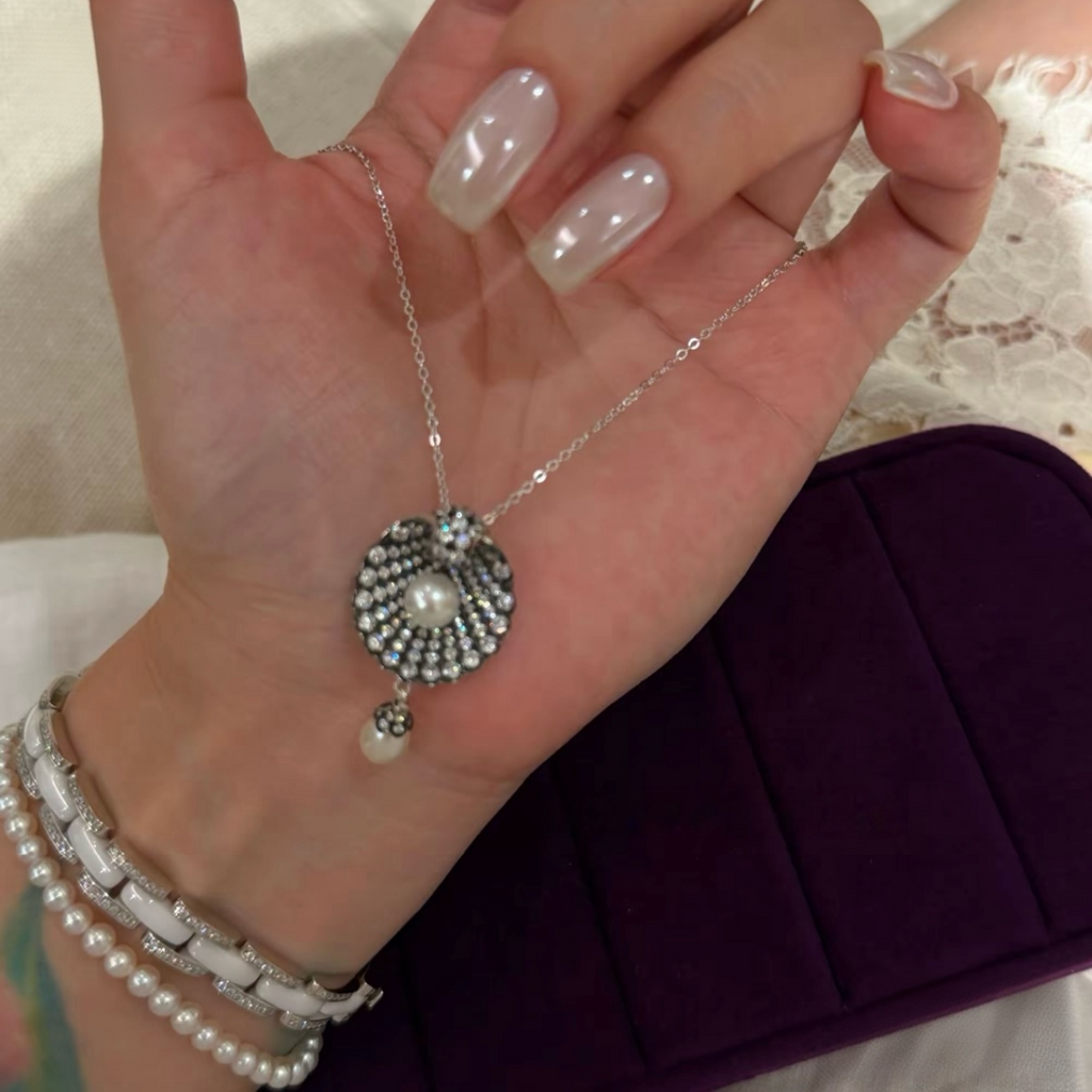 Freshwater Pearl Radiance Shell Necklace