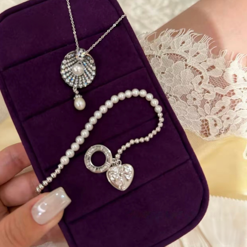 Freshwater Pearl Radiance Shell Necklace
