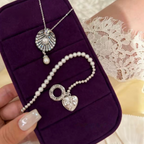 Freshwater Pearl Radiance Shell Necklace