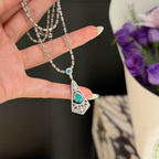 Sea Temple Teardrop Pendant