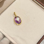 Purple Night Oracle Amethyst Pendant