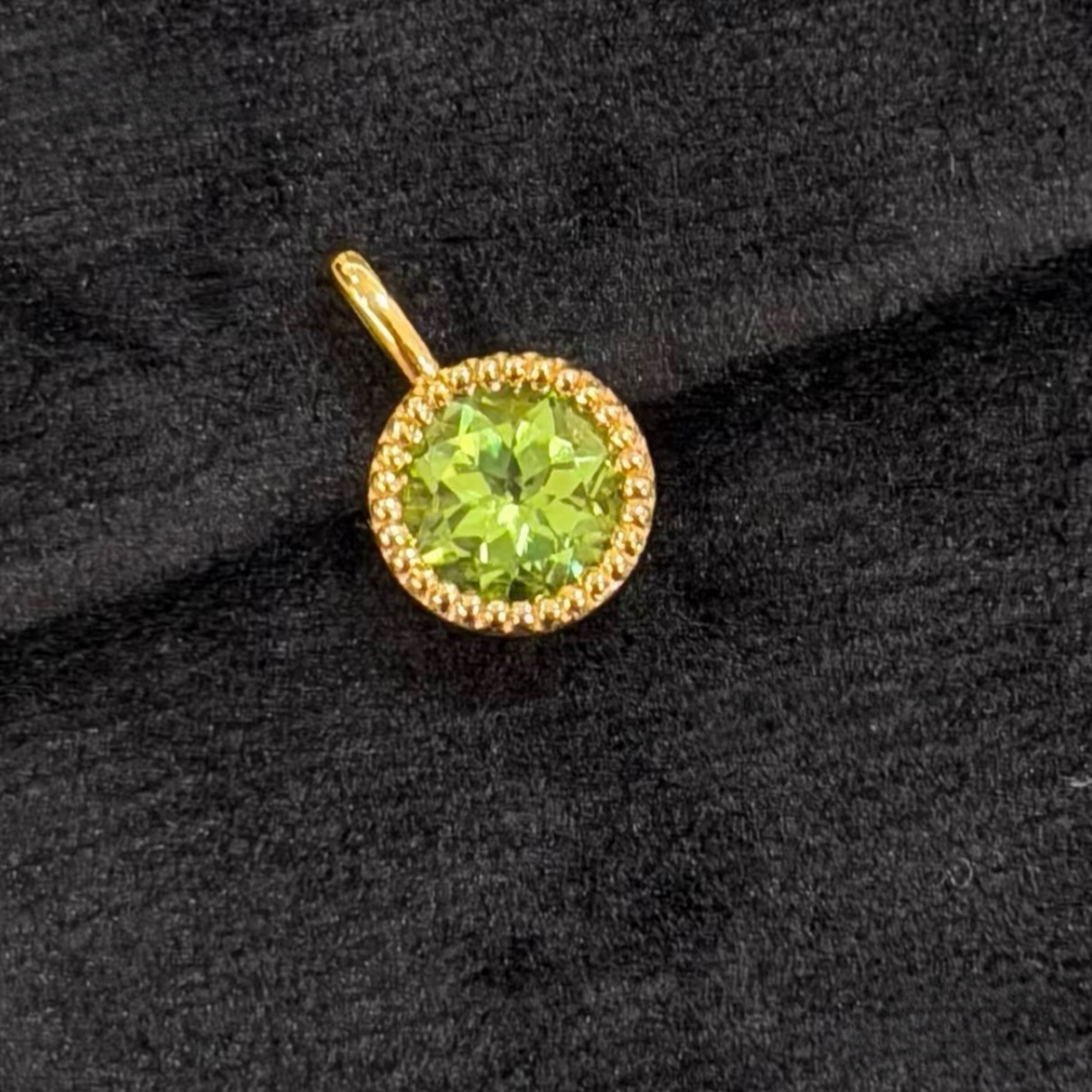 Spring Lime Peridot Pendant