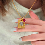 Gilded Relic Coin Pendant