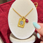 Gilded Relic Coin Pendant