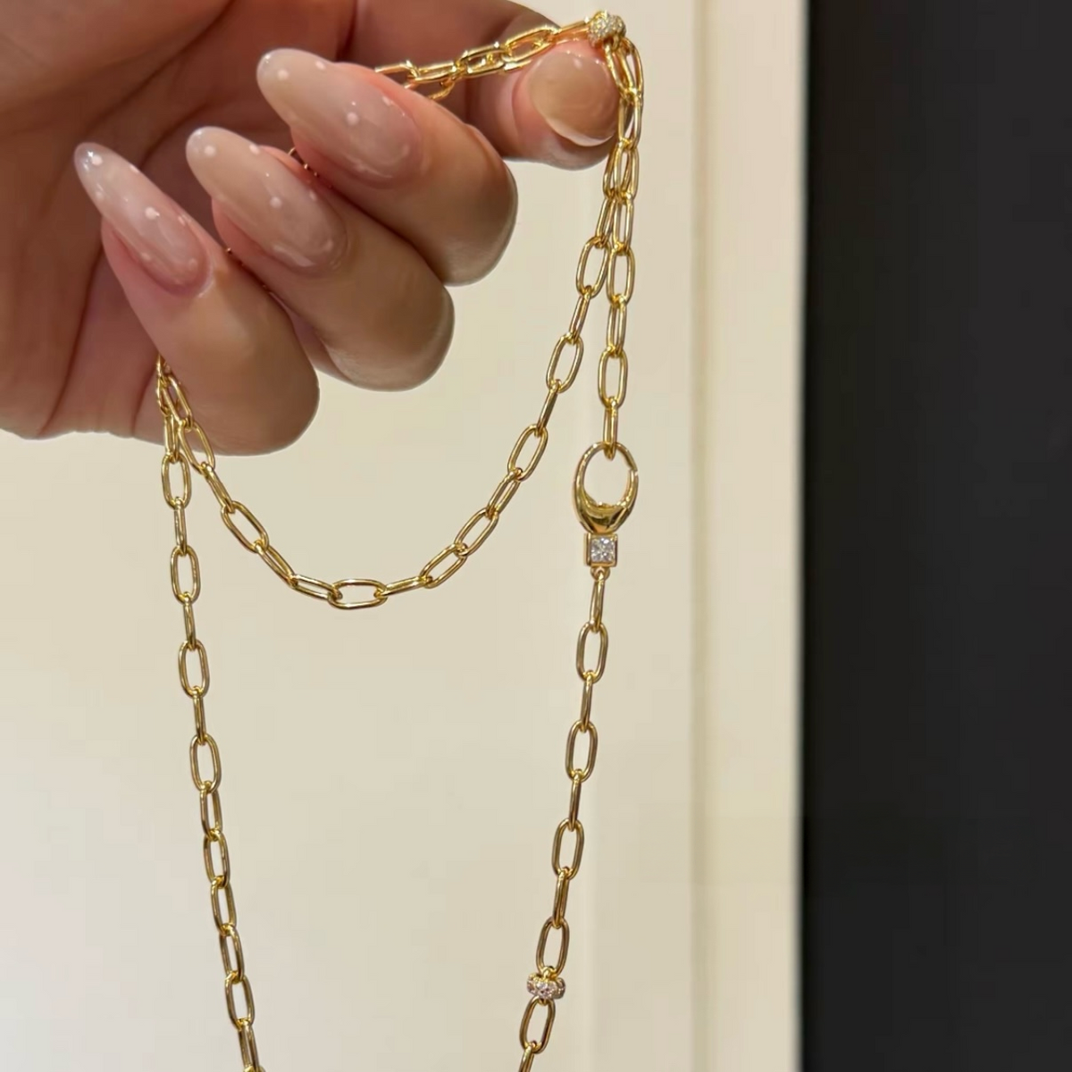 Gold Paperclip Chain