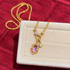 Violet Filigree Pendant