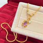 Violet Filigree Pendant