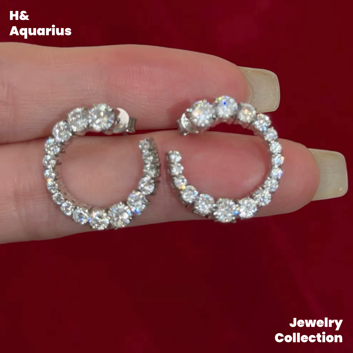 925 Silver & Zirconia Star Ring Earrings - Luxury Minimalist Studs for Women