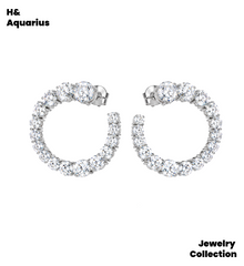 925 Silver & Zirconia Star Ring Earrings - Luxury Minimalist Studs for Women