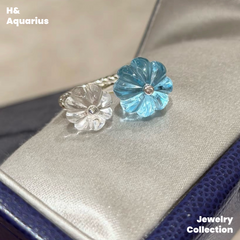 Venus Ocean Ring - 925 Silver Crystal Minimalist Luxury Ring