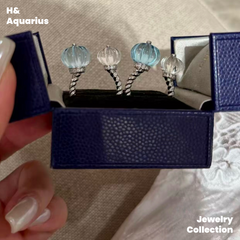 Venus Ocean Ring - 925 Silver Crystal Minimalist Luxury Ring