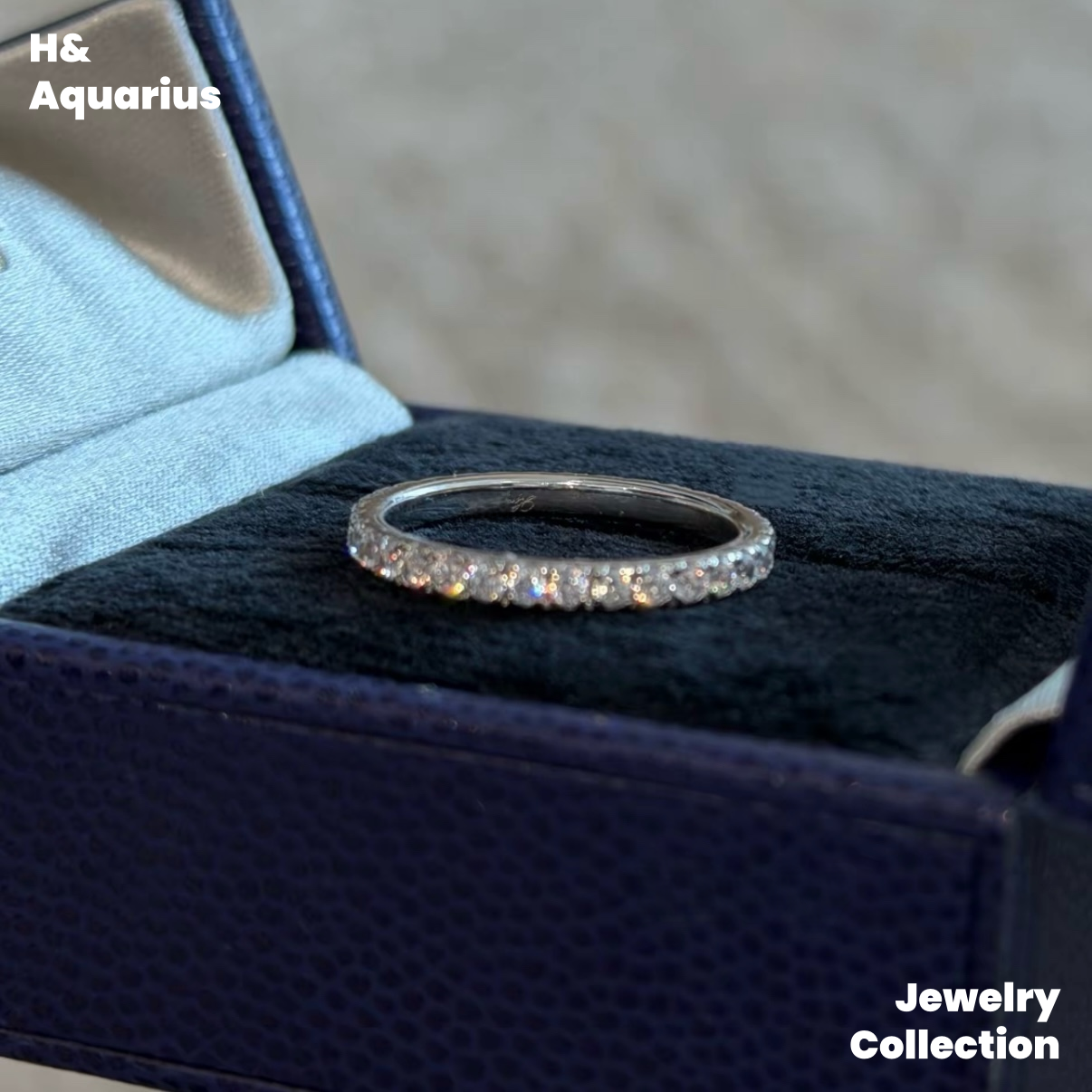 925 Silver & Zirconia Stardust Ring - Minimalist Luxury Everyday Ring