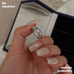 925 Silver & Zirconia Starry Ring - Minimalist Luxury Everyday Fashion Ring