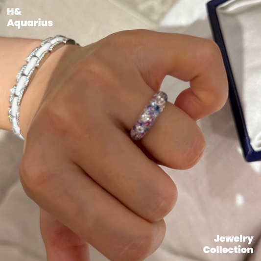 925 Silver & Zirconia Starry Ring - Minimalist Luxury Everyday Fashion Ring