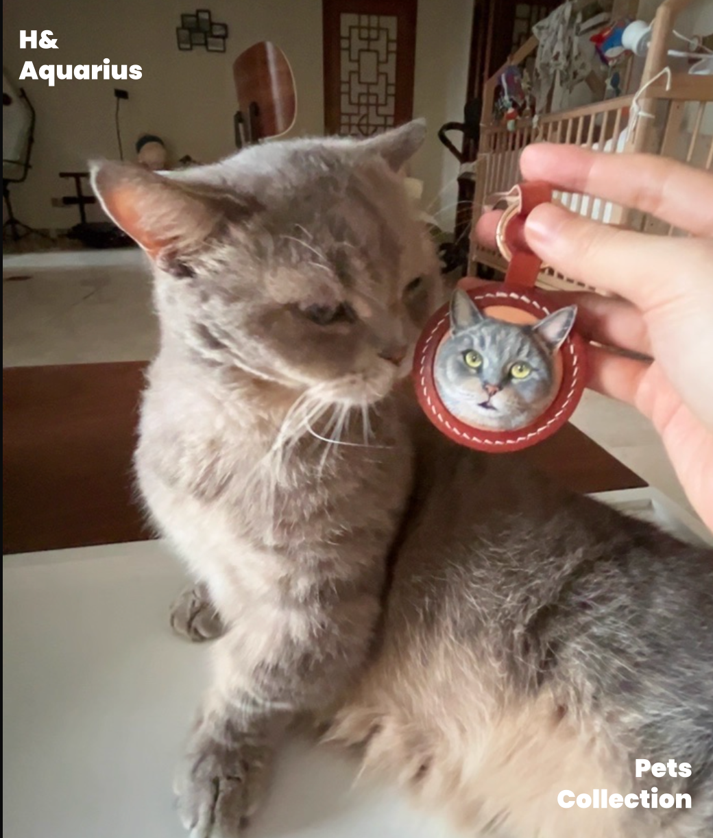 Custom Pet Portraits on Leather