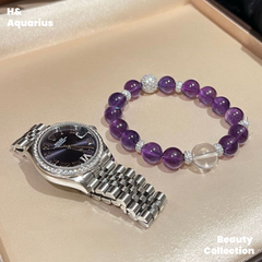 Violet Bracelet - Luxury Chinese Style Natural Crystal Elegant Bead Chain