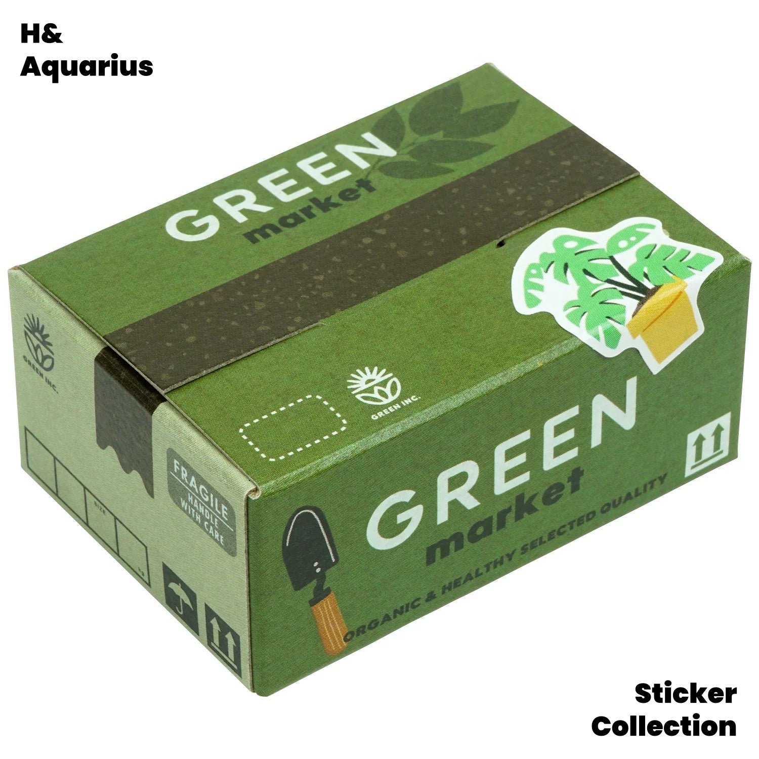 Japan greetinglife new product creative box set sticker notebook sticker mobile phone glitter small pattern decoration