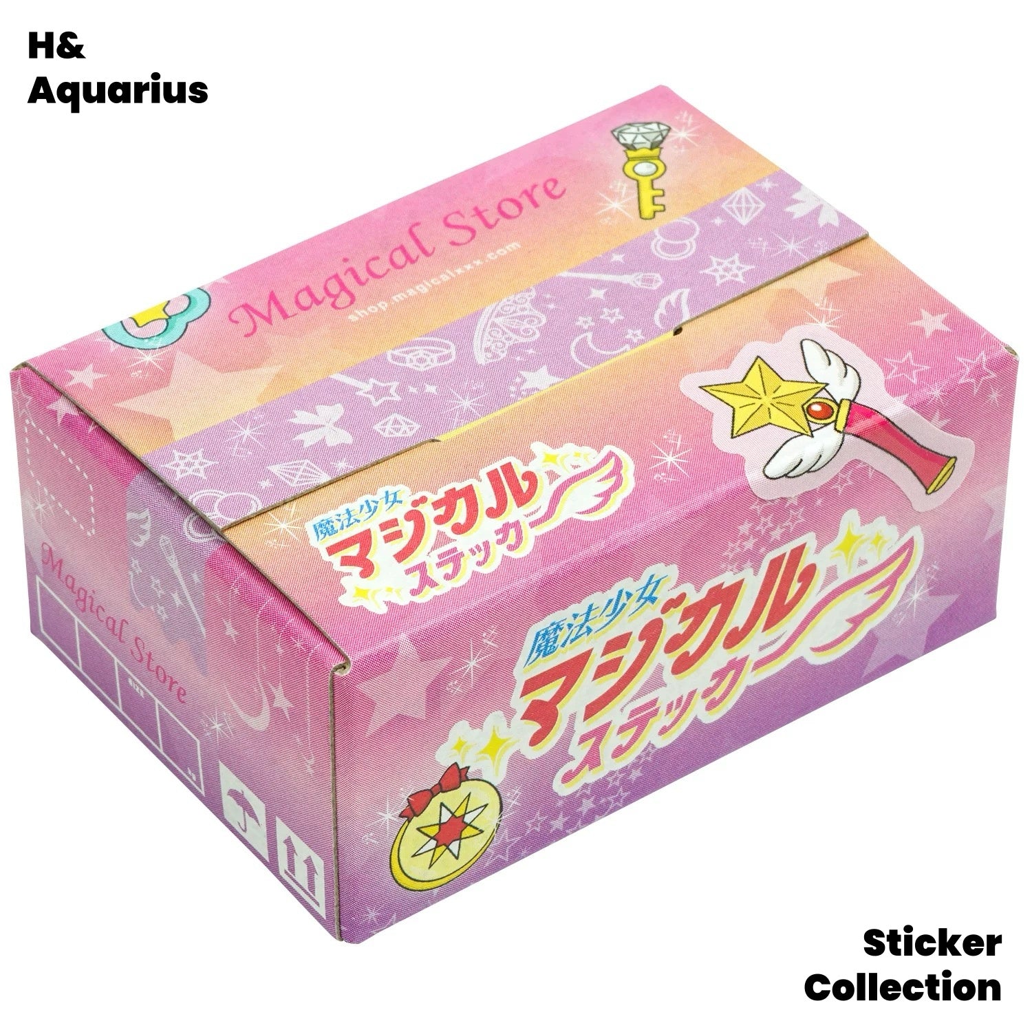 Japan greetinglife new product creative box set sticker notebook sticker mobile phone glitter small pattern decoration