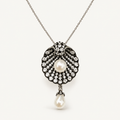 Freshwater Pearl Radiance Shell Necklace