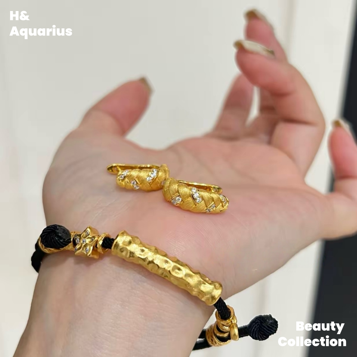 925 Silver & Zirconia Twisted Rope Earrings - Gold Plated Braided Hoops for Women