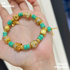 925 Silver & Zirconia A Dai Bracelet - Ethnic Chinese Style Minimalist Luxury Jewelry