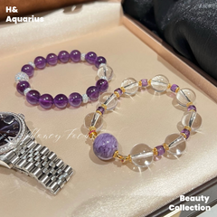 Violet Bracelet - Luxury Chinese Style Natural Crystal Elegant Bead Chain
