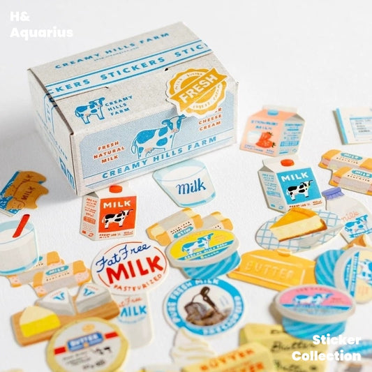 Japan greetinglife new product creative box set sticker notebook sticker mobile phone glitter small pattern decoration