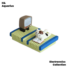 Cute days cat cartoon mobile phone holder cute cat desktop ornament support frame desk mobile phone holder