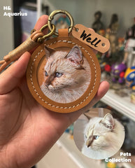 Custom Pet Portraits on Leather
