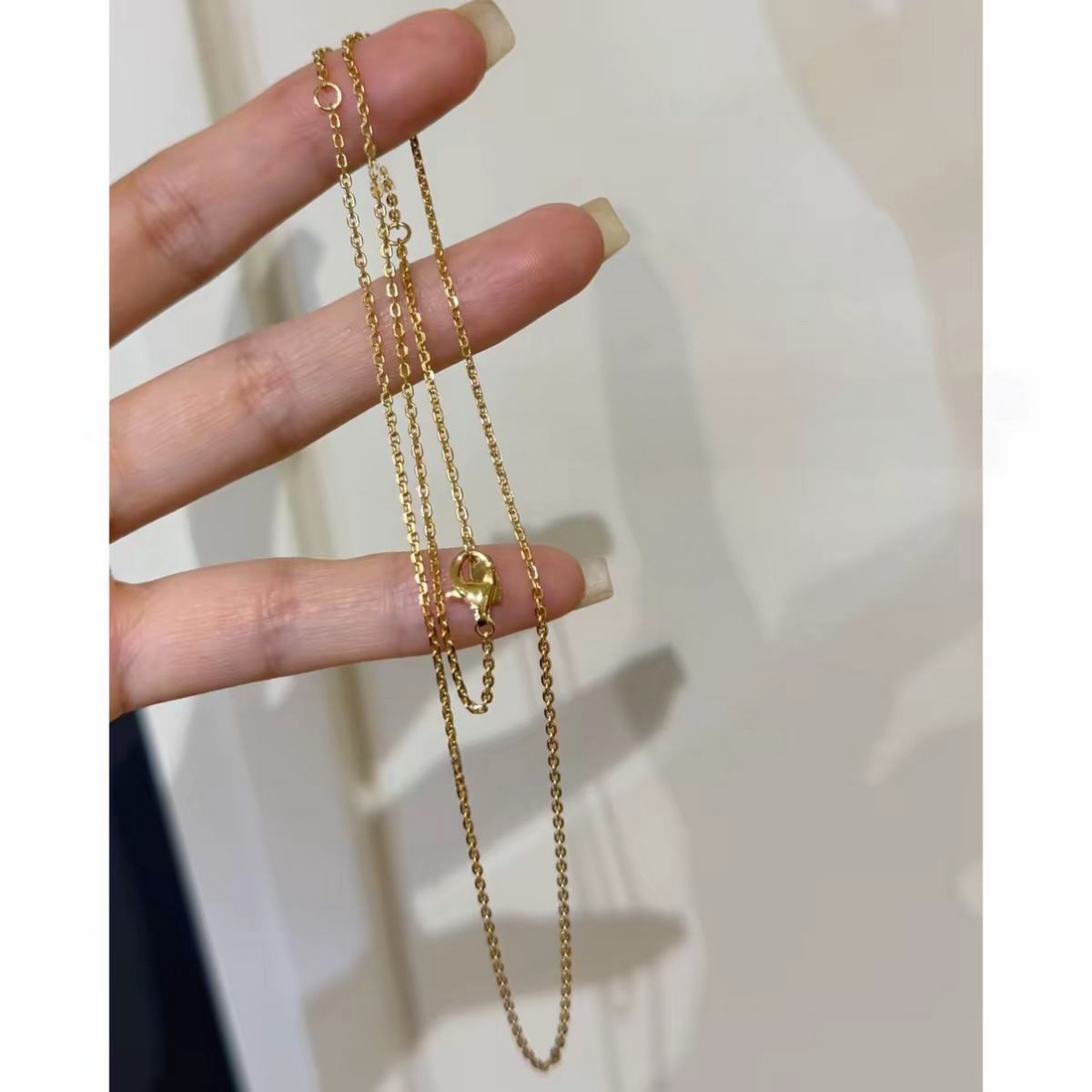 Gold Curb Chain