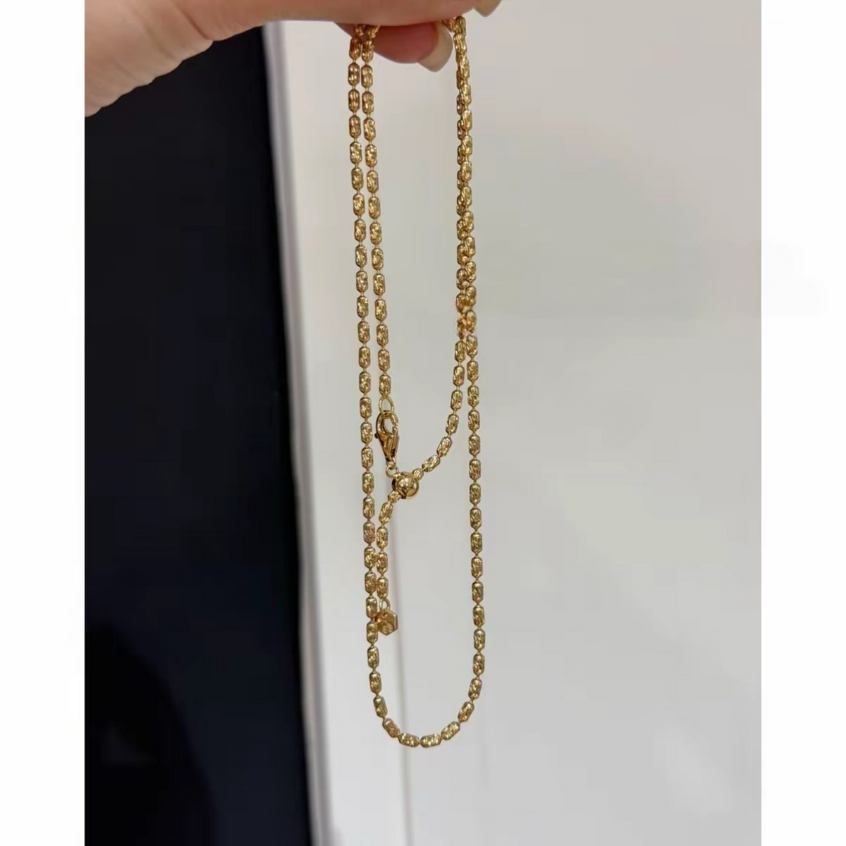 Gold Rice Bead Chain