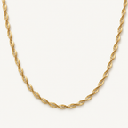 Two-Tone Ripple Twist Necklace