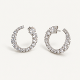 Starlit Orbit Stud Earrings