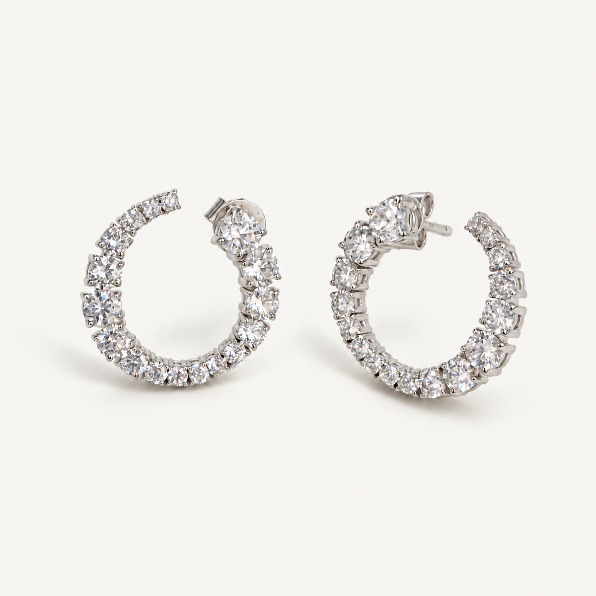 Starlit Orbit Stud Earrings