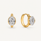Floating Light Huggie Earrings