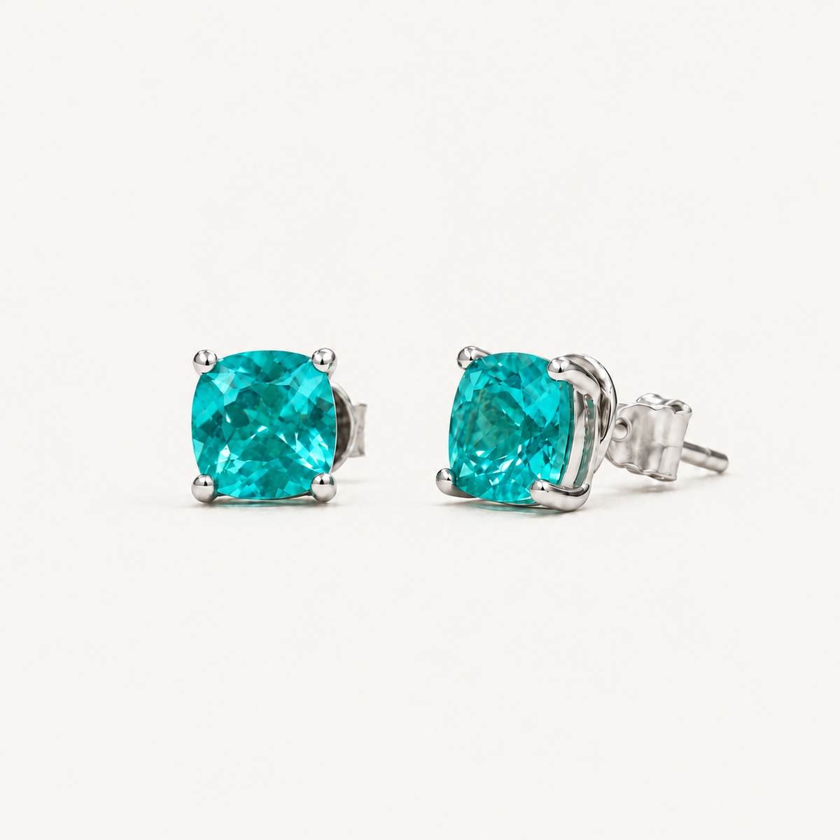 Moonlight Sugar Cube Stud Earrings