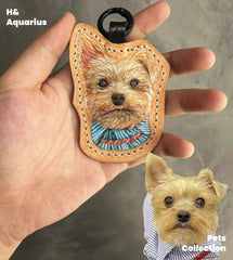 Custom Pet Portraits on Leather