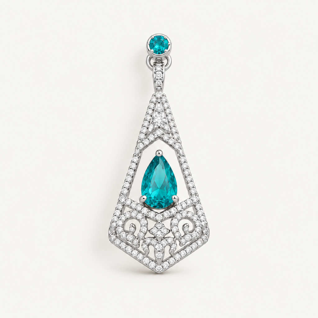 Sea Temple Teardrop Pendant