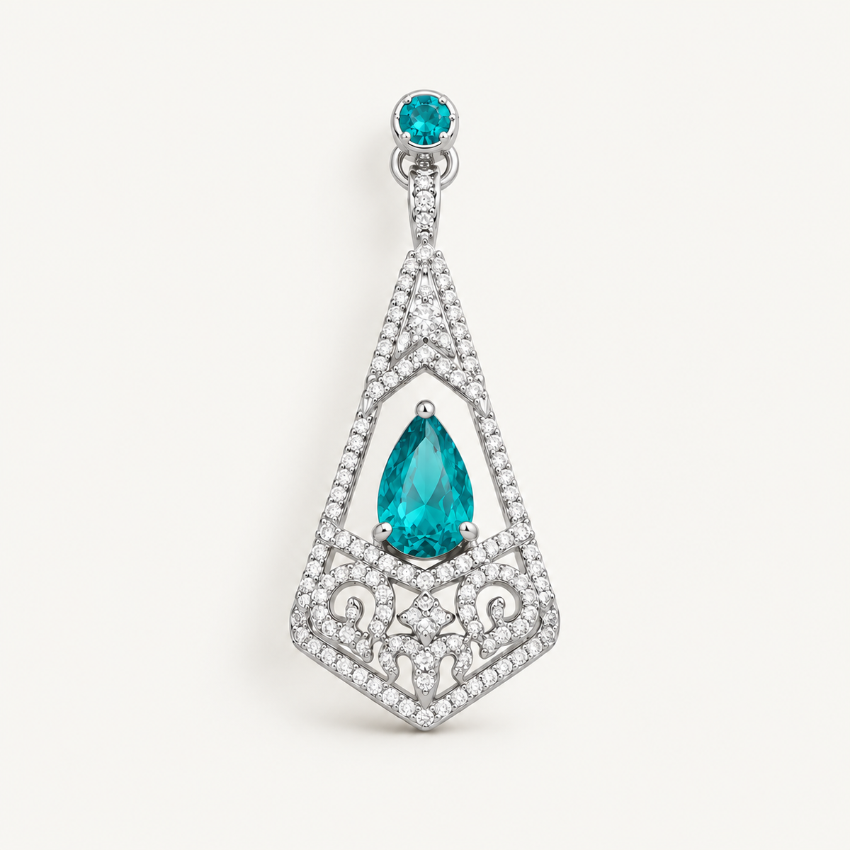 Sea Temple Teardrop Pendant