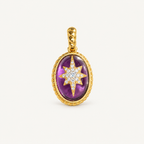 Purple Night Oracle Amethyst Pendant