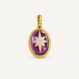 Purple Night Oracle Amethyst Pendant