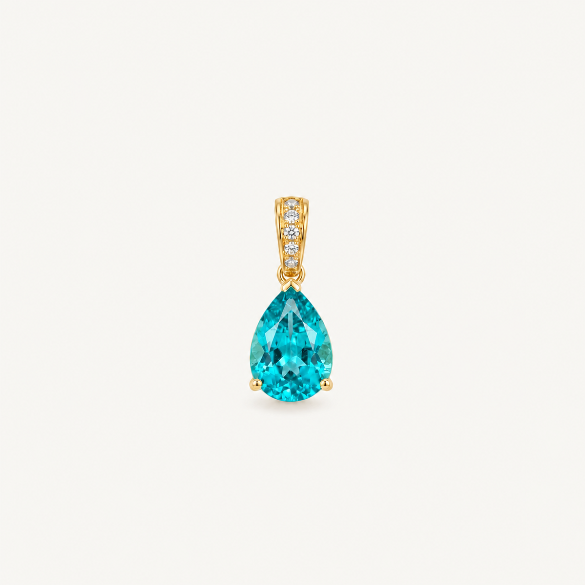 Blue Sea Teardrop Pendant