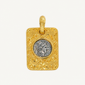 Gilded Relic Coin Pendant