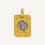 Gilded Relic Coin Pendant