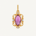 Violet Filigree Pendant
